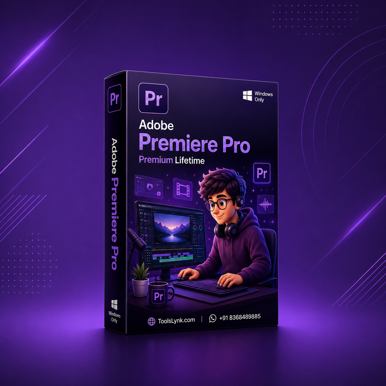 Adobe Premiere Pro Box Adobe Premiere Pro For Windows - Image 1