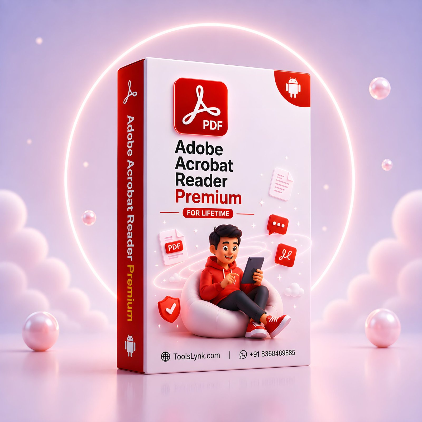 Adobe Acrobat Premium Box Adobe Acrobat Reader Premium — Lifetime - Image 1