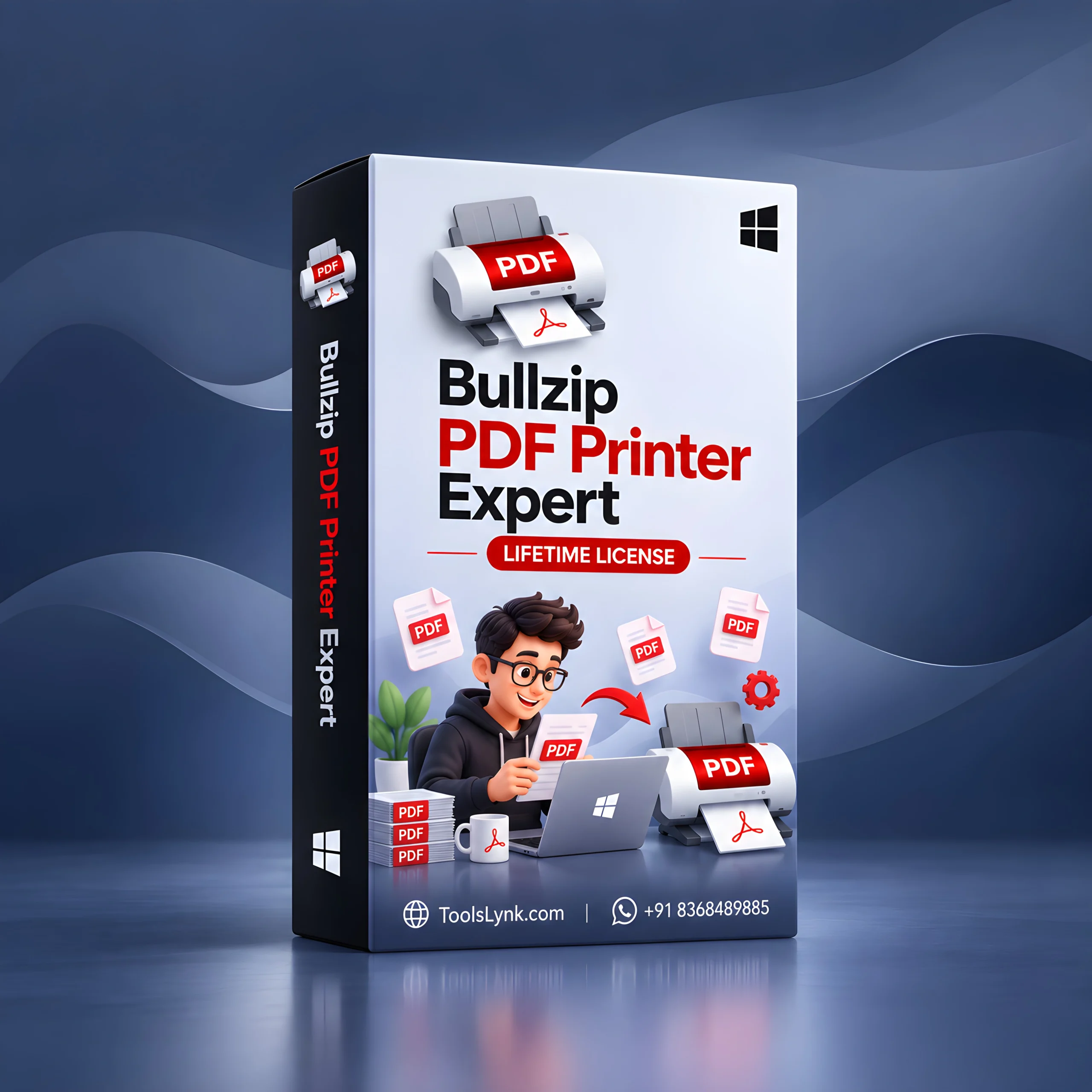 Bullzip PDF Printer Expert Box WEBP BullZip PDF Printer Expert Lifetime License – Windows - Image 1