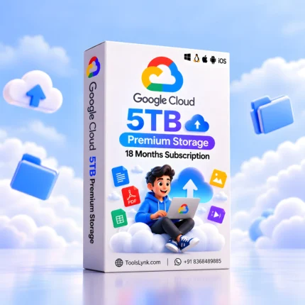 5TB Premium Google Cloud Storage – 18 Months