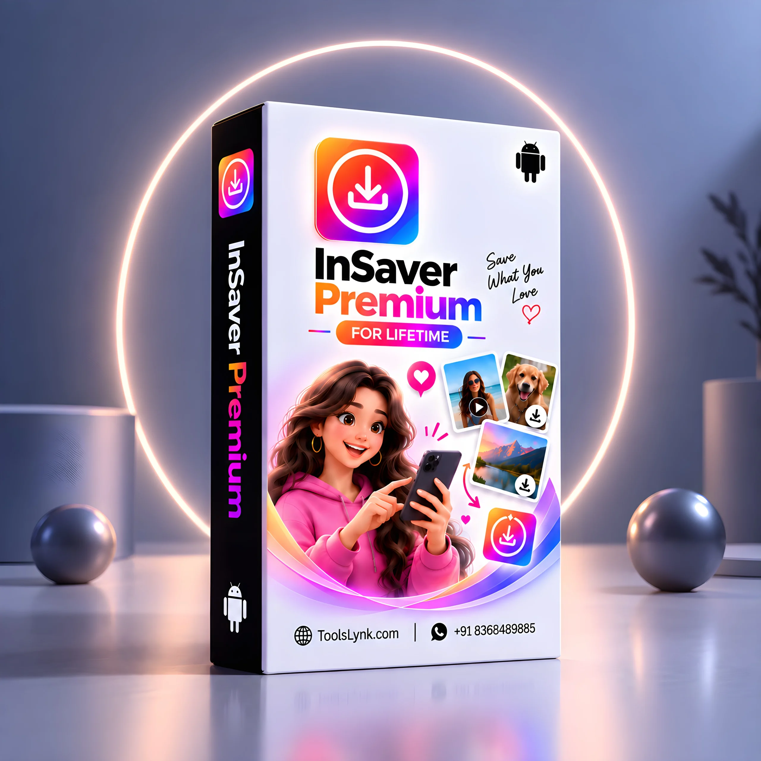 InSaver Premium Box WEBP InSaver Premium Lifetime – Android - Image 1